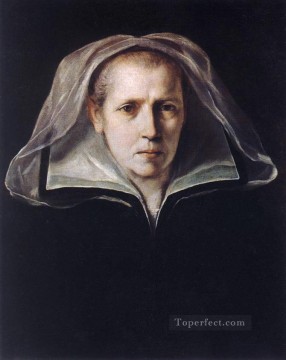 グイド・レニ Painting - 芸術家の母バロック様式のグイド・レニの肖像